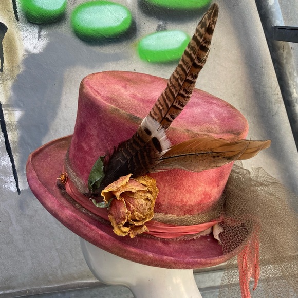 ROSES & RUST Custom Vintage Top Hat - Picture 7 of 16